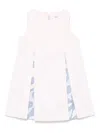 Pucci Junior Inverted-pleat Dress In Pink