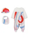 Pucci Junior Iride-print Babygrow Set In White