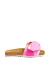 Pucci Junior Iride Print Bow Sandals In Multi