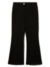 Pucci Junior Iride Print Flared Jeans In Black