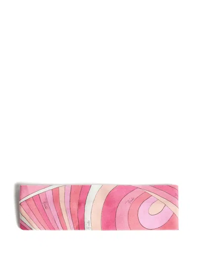 Pucci Junior Kids' Iride-print Hairband In Pink