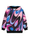 PUCCI JUNIOR IRIDE-PRINT HOODIE