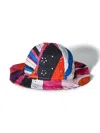 Pucci Junior Iride-print Sun Hat In Purple
