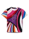 Pucci Junior Iride-print T-shirt In White
