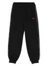 Pucci Junior Iride-print Track Pants In Black