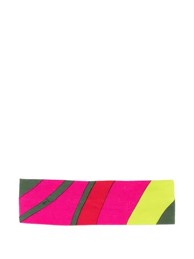 Pucci Junior Babies' Iride-print Hairband In Pink
