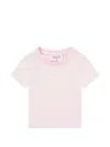 Pucci Junior Logo-appliqué T-shirt In Pink