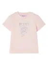 Pucci Junior Logo-embellished T-shirt In Pink
