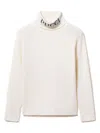 Pucci Junior Logo-intarsia Jumper In 白色