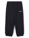 Pucci Junior Logo-print Cotton Joggers In Black