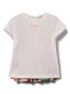 Pucci Junior Logo-print Layered Blouse In 101