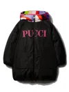 PUCCI JUNIOR LOGO-PRINT PUFFER JACKET