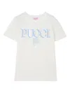 Pucci Junior Logo-print T-shirt In White