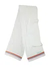 Pucci Junior Logo-printed Knitted Scarf In White