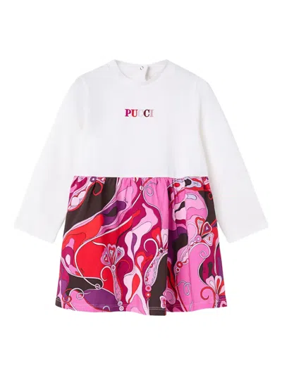 Pucci Junior Babies' Long-sleeve Dress In Multi