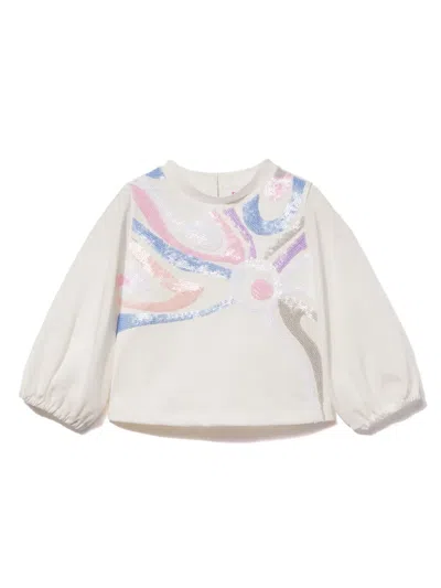 PUCCI JUNIOR MARMO-EMBELLISHED TOP