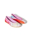 Pucci Junior Marmo-print Ballerina Shoes In Pink