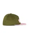 Pucci Junior Marmo-print Cap In Green