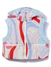 Pucci Junior Marmo-print Gilet In Pink