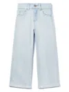 Pucci Junior Marmo-print Jeans In Blue