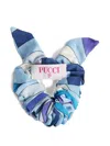 Pucci Junior Marmo-print Scrunchie In Blue