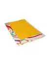 Pucci Junior Marmo-print Towel In Yellow