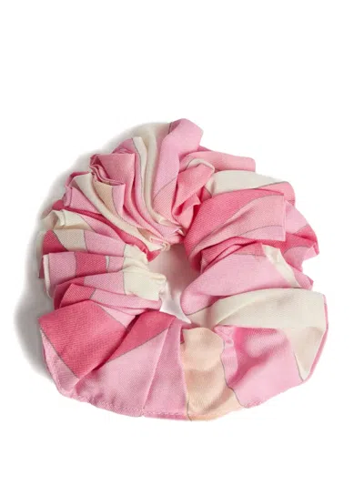 Pucci Junior Kids' Mormo-print Scrunchie In Pink