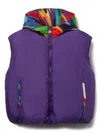 Pucci Junior Onde-print Gillet In 紫色