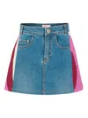 Pucci Junior Panelled Skirt In Blue