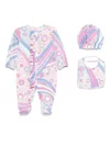 Pucci Junior Patterned Babygrow Set In Pink