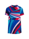 Pucci Junior Patterned Short-sleeve Dress In Multi