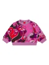 Pucci Junior Patterned Sweatshirt In Multi