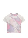 Pucci Junior Patterned T-shirt In Neutral
