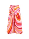 Pucci Junior Patterned Trousers In Multi