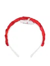 Pucci Junior Plaited Headband In Red