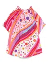 Pucci Junior Printed Dress In Pink