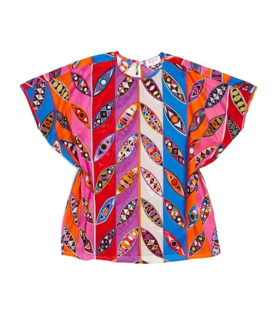 Pucci Junior Kids'  Girandole Print Dress (4-12 Years) In Multi