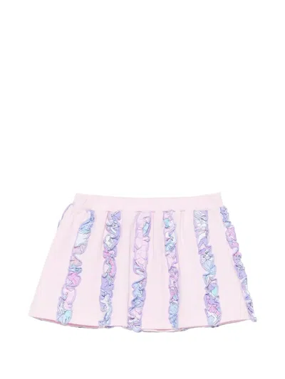 Pucci Junior Babies' Ruffled A-line Skirt In Pink