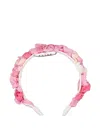 Pucci Junior Ruffled Headband In Pink