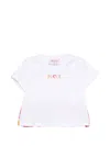 Pucci Junior Ruffled T-shirt In White