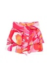 Pucci Junior Tiered Print Skirt In Multi