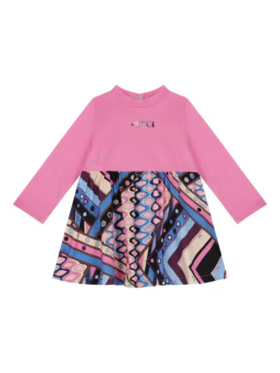 Pucci Junior Babies' Vivara Dress In Pink