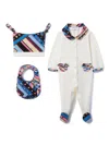 Pucci Junior Vivara-print Babygrow Set In White