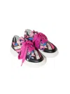 Pucci Junior Vivara-print Sneakers In Black