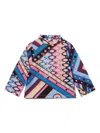 Pucci Junior Vivara-print Top In Pink