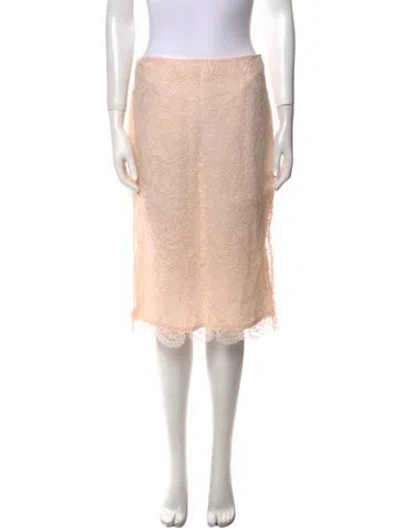 Pre-owned Pucci Knee-length Skirt W/ Tags In Pink