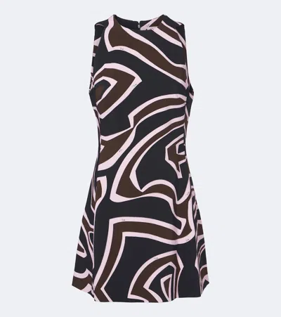 Pucci Labirinto Cady Minidress In Multicoloured