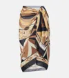 Pucci Labirinto Cotton Beach Cover-up In Multi
