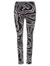 Pucci Abstract Pattern Stretch Fit Trousers In Black