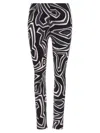 Pucci Abstract Pattern Stretch Fit Trousers In Black